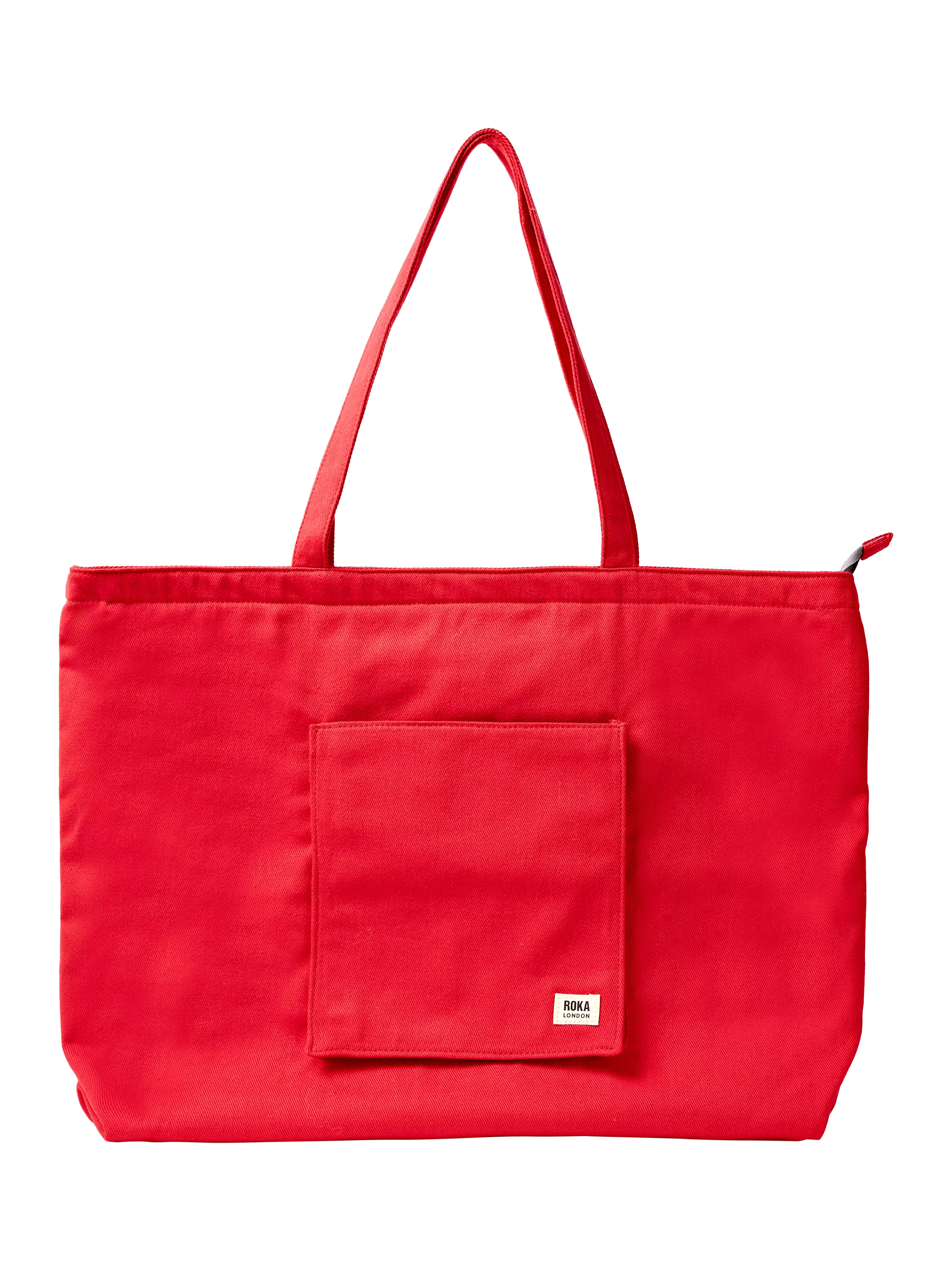 ROKA London Portobello tote bag scarlet, British brand