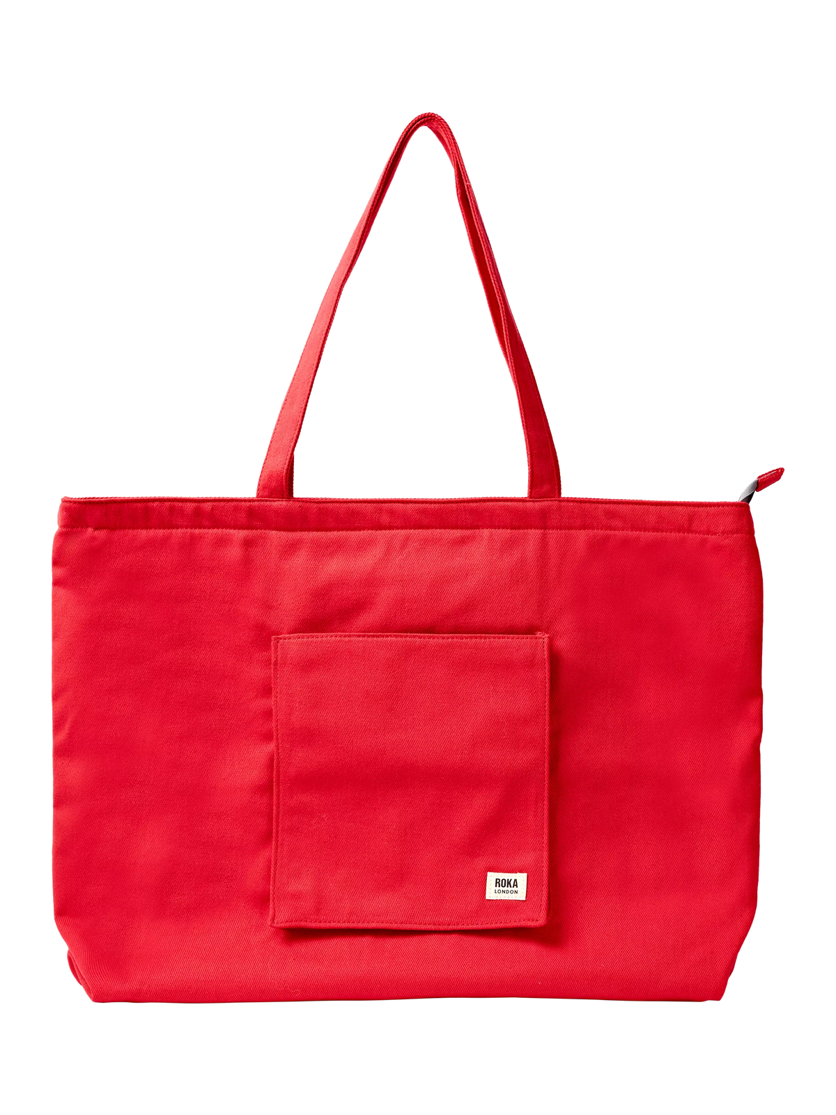 ROKA London Portobello tote bag scarlet, British brand
