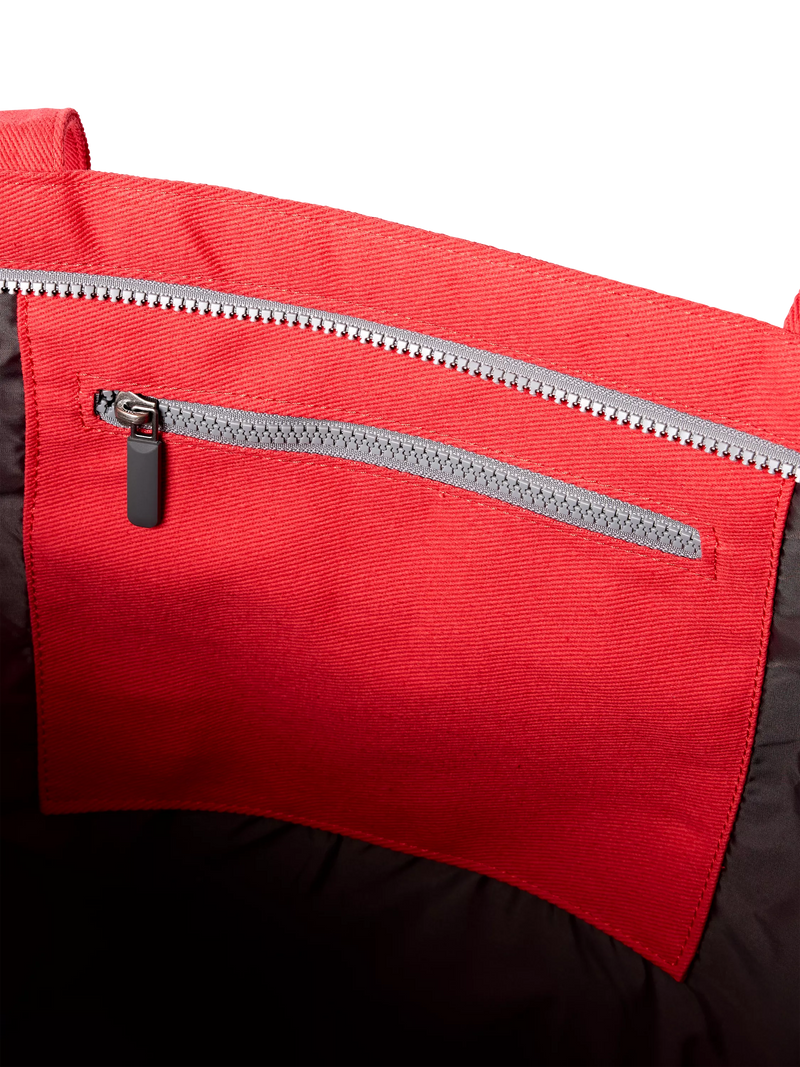 ROKA London Portobello tote bag scarlet, British brand