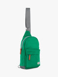ROKA London Willesden crossbody bag green recycled nylon (British brand)