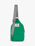 ROKA London Willesden crossbody bag green recycled nylon (British brand)