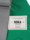 ROKA London Willesden crossbody bag green recycled nylon (British brand)