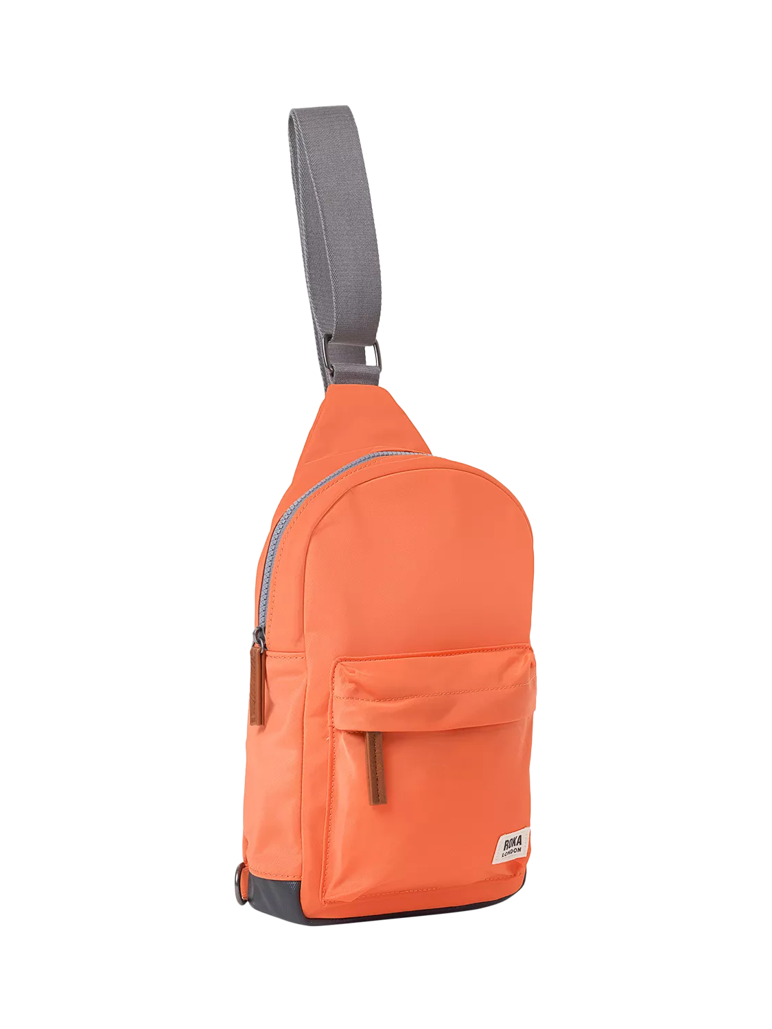 ROKA London Willesden crossbody bag orange, imported from the UK
