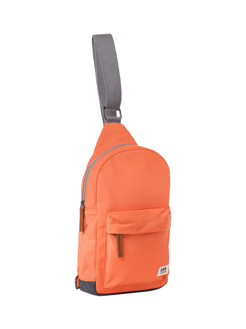 ROKA London Willesden crossbody bag orange, imported from the UK