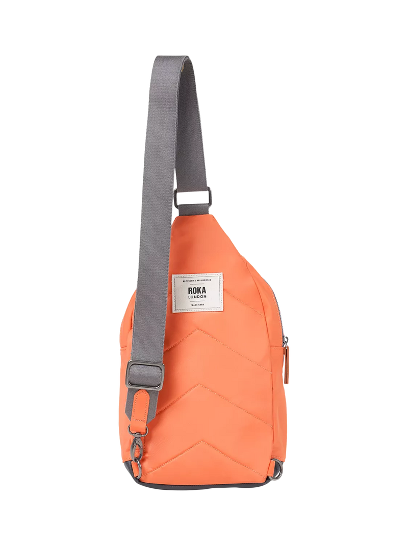 ROKA London Willesden crossbody bag orange, imported from the UK