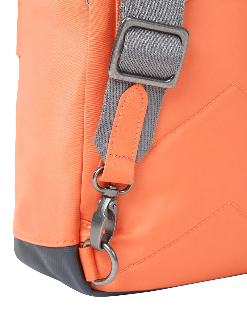 ROKA London Willesden crossbody bag orange, imported from the UK