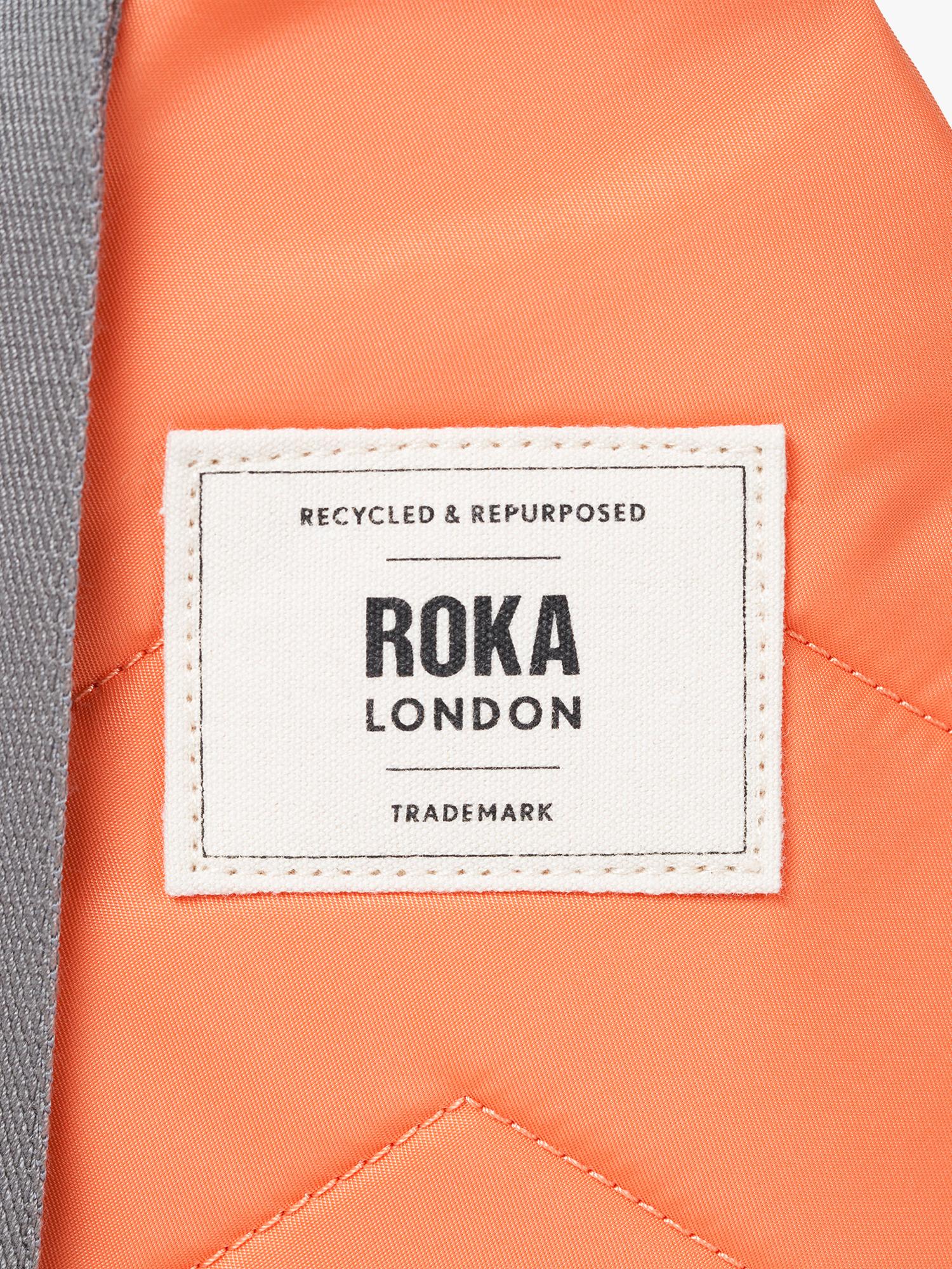 ROKA London Willesden crossbody bag orange, imported from the UK