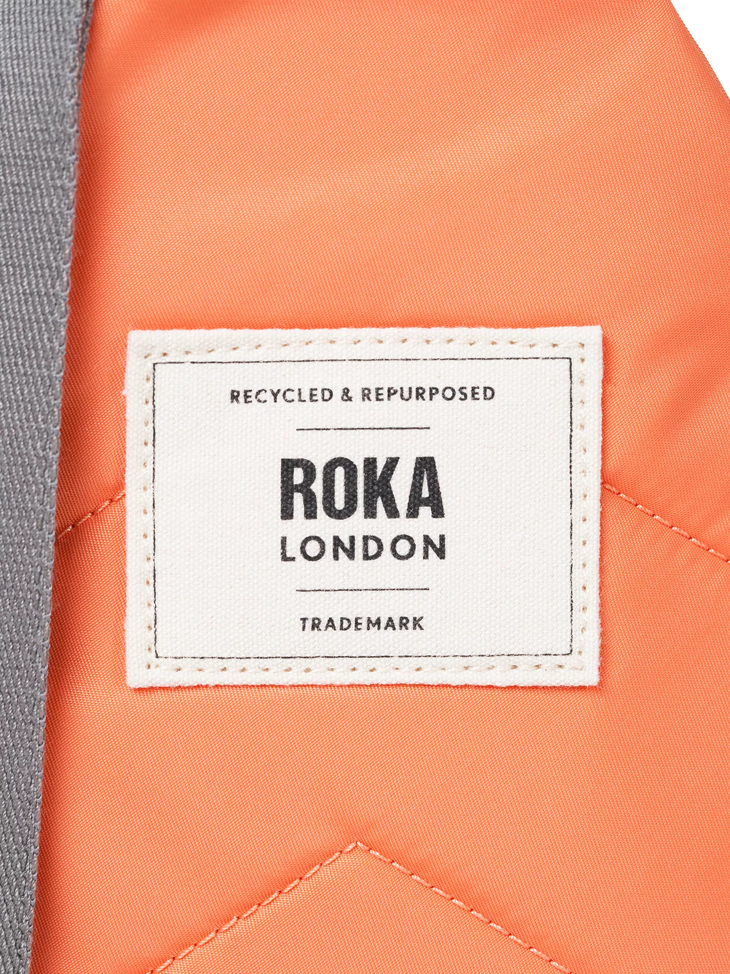ROKA London Willesden crossbody bag orange, imported from the UK
