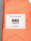 ROKA London Willesden crossbody bag orange, imported from the UK