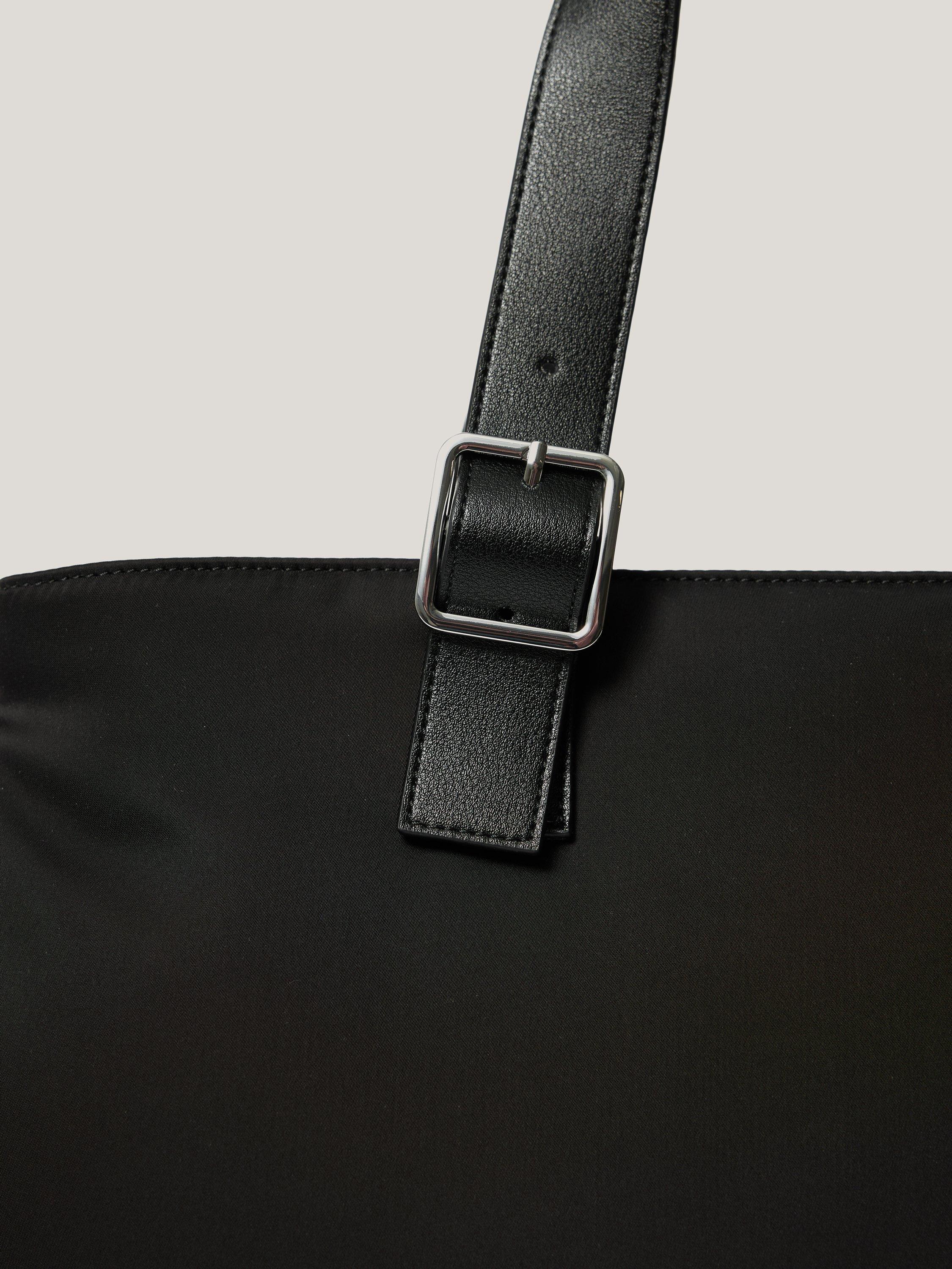 Jigsaw black padded tote bag with adjustable strap (British brand)