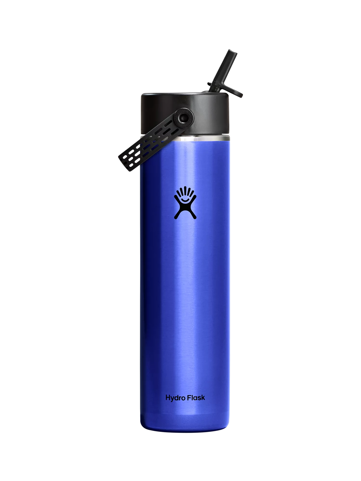 Hydro Flask 709ml vacuum insulated water bottle with straw cap (British brand)