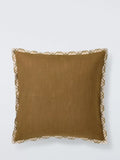 John Lewis embroidered border cushion 50x50cm (British brand)