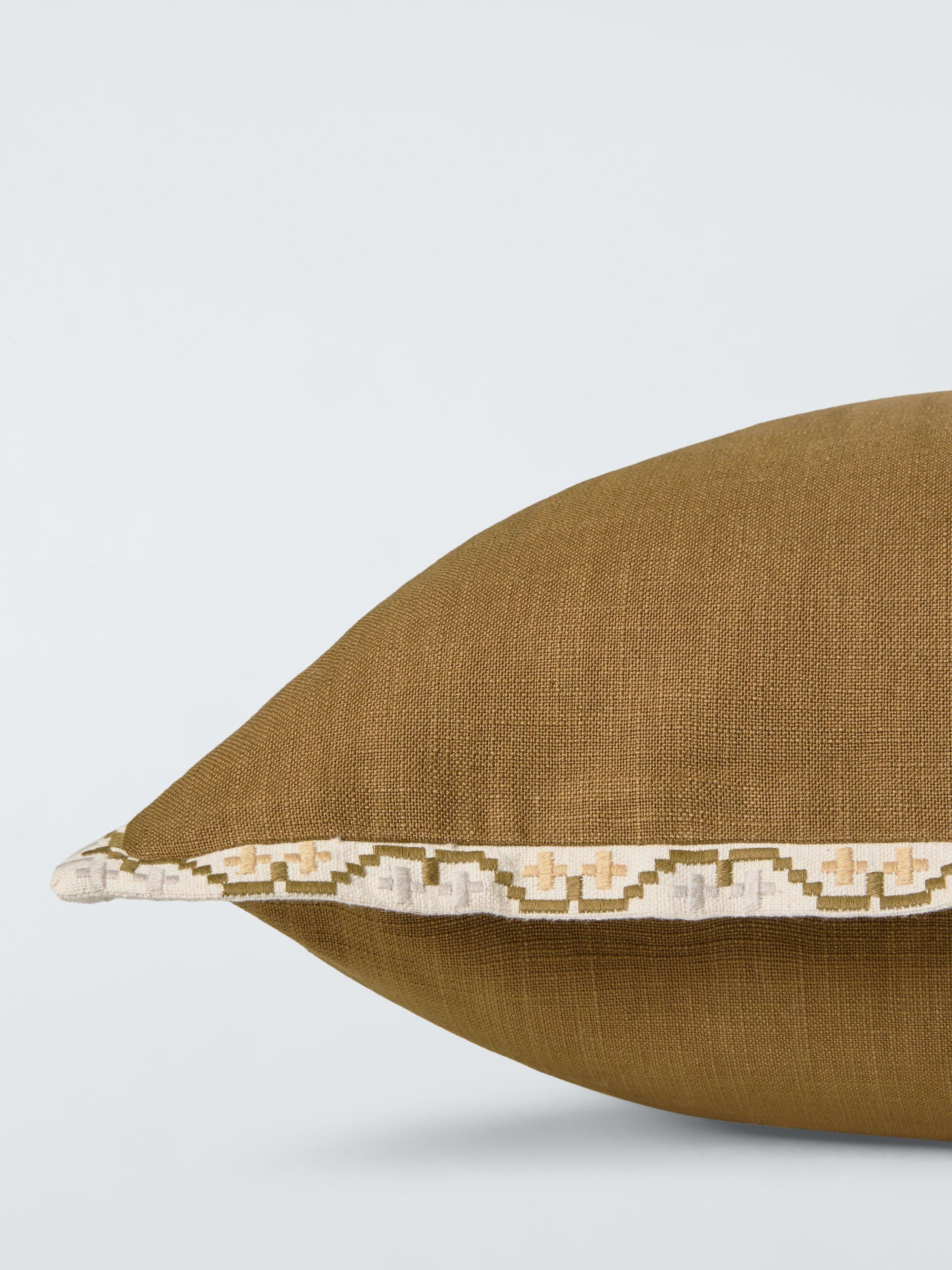John Lewis embroidered border cushion 50x50cm (British brand)