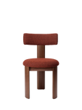 Conran Shop Pip dining chair walnut red boucle (British brand)