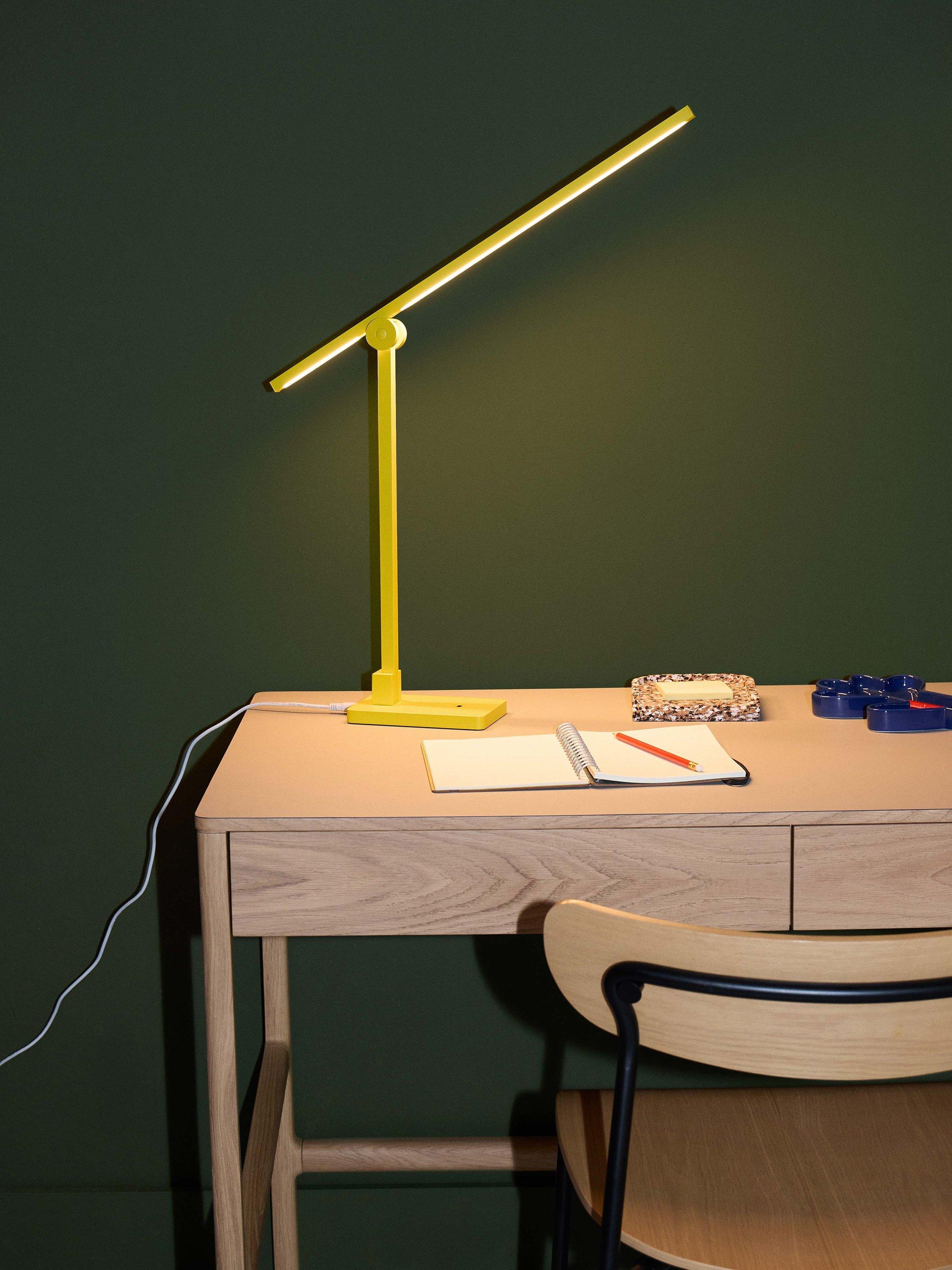 The Conran Shop yellow Axis Task Lamp (British brand)