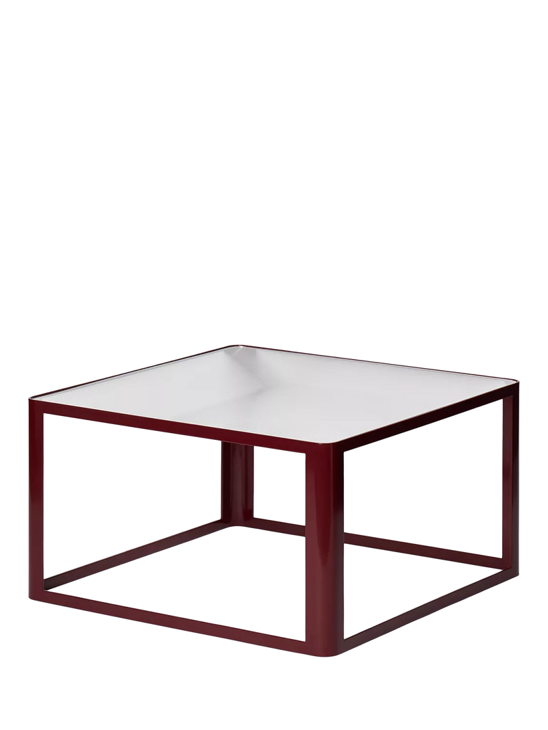 The Conran Shop Aspect coffee table burgundy 60cm, UK version