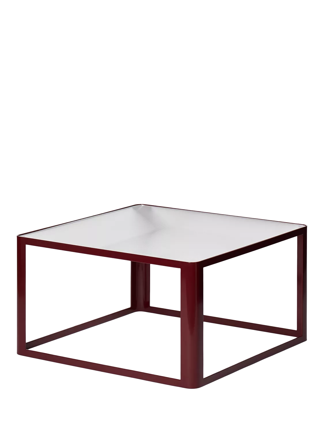 The Conran Shop Aspect coffee table burgundy 60cm, UK version