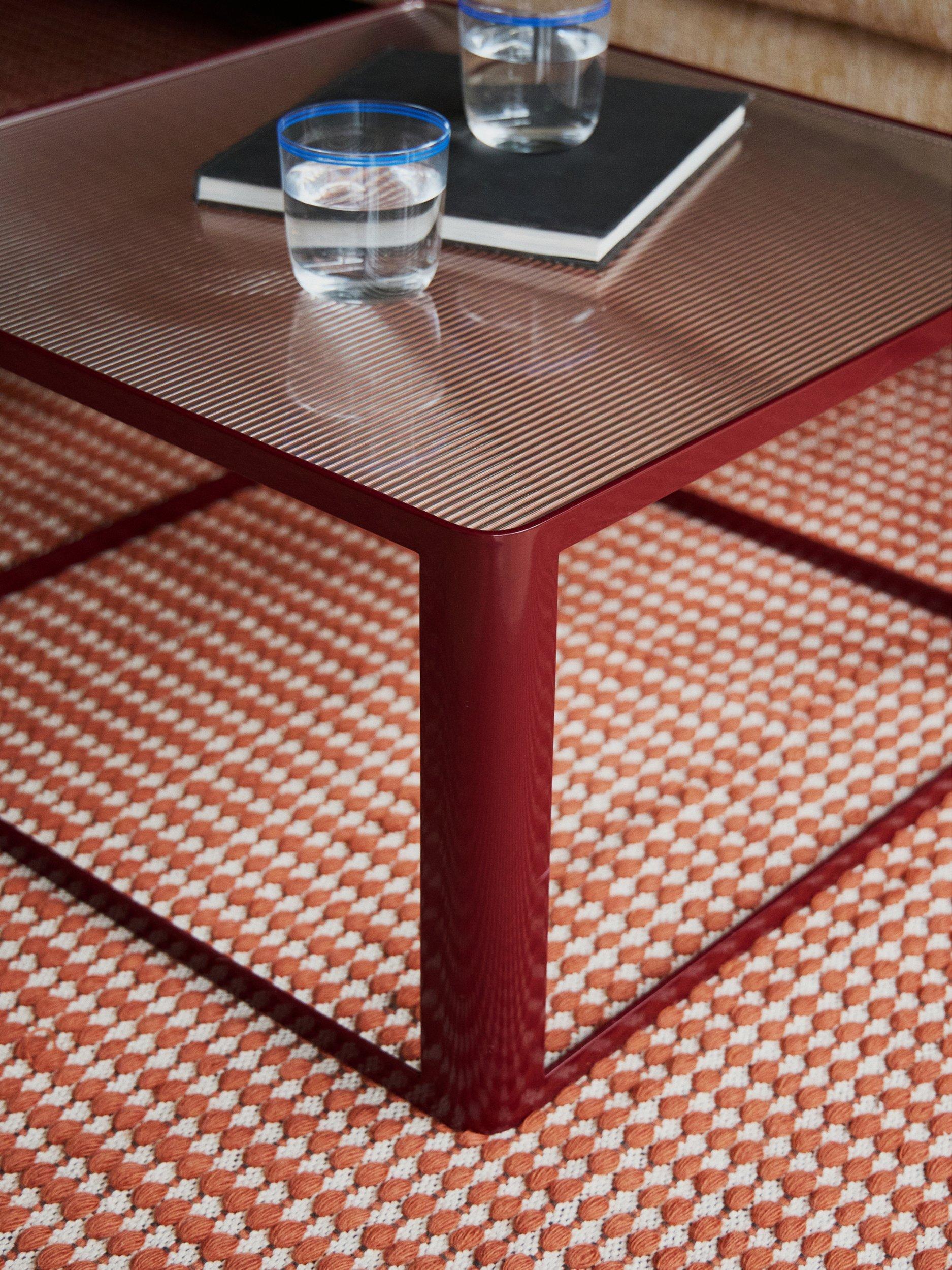 The Conran Shop Aspect coffee table burgundy 60cm, UK version