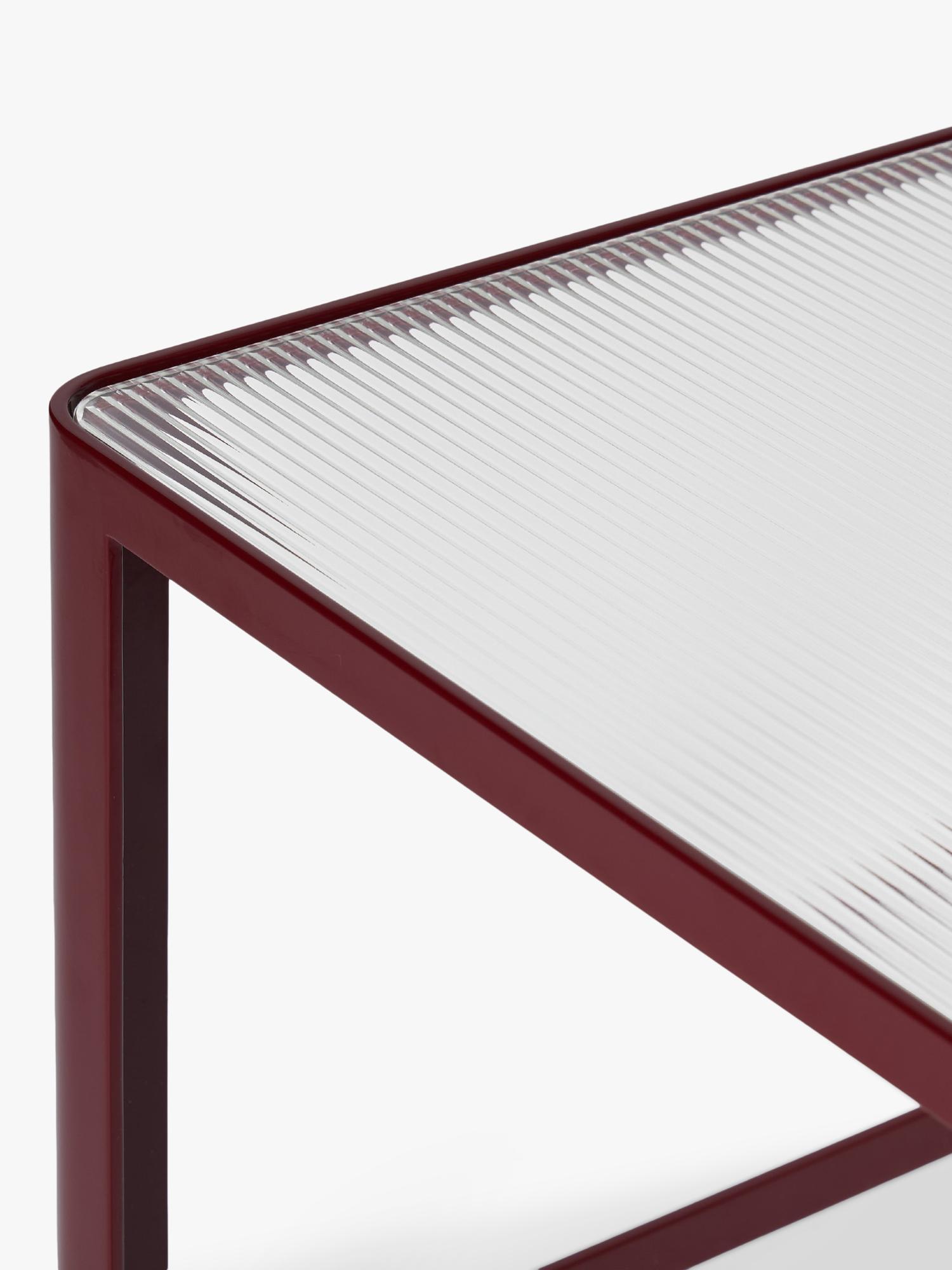 The Conran Shop Aspect coffee table burgundy 60cm, UK version