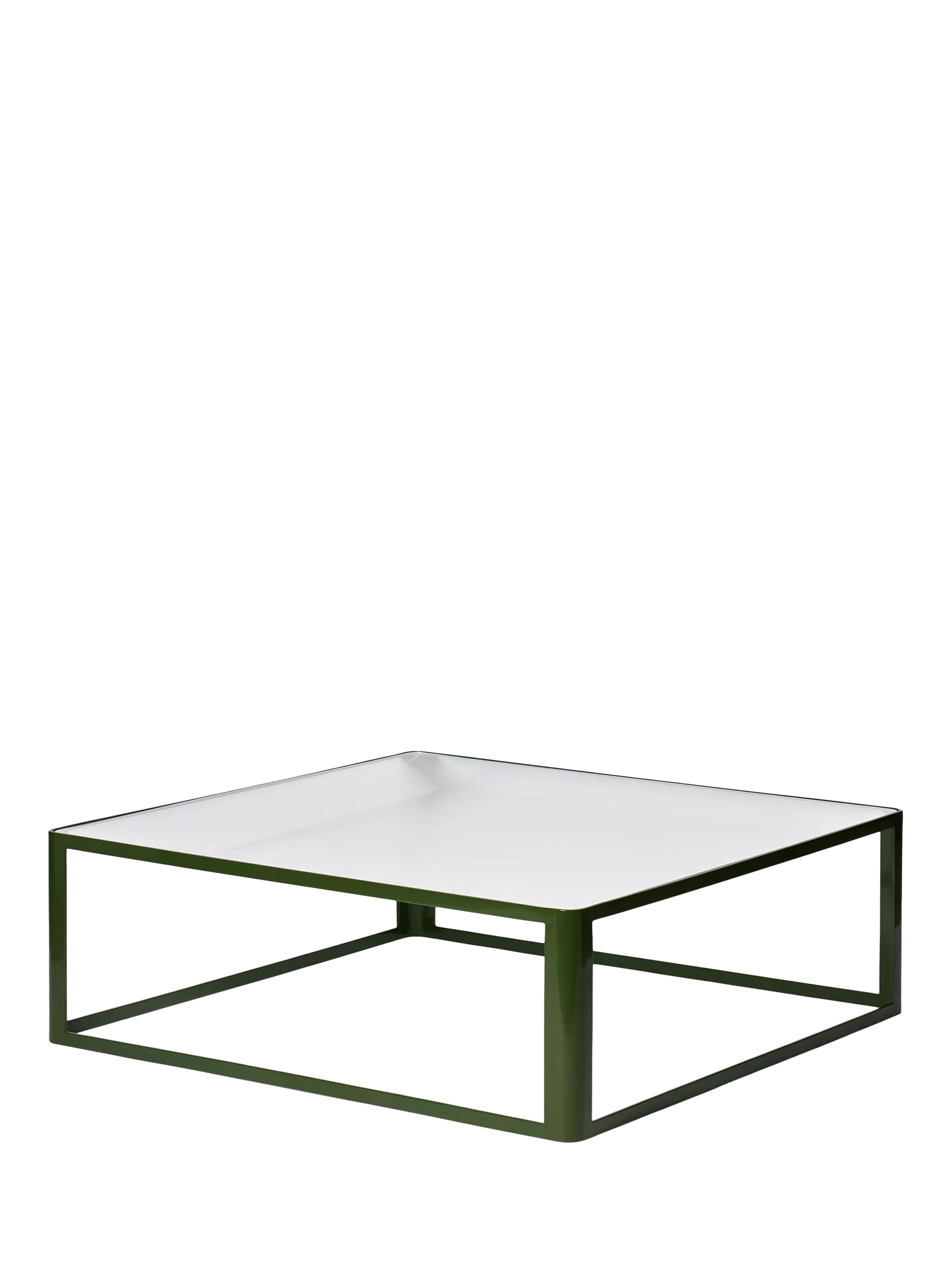 The Conran Shop Aspect coffee table green 90cm, imported from the UK
