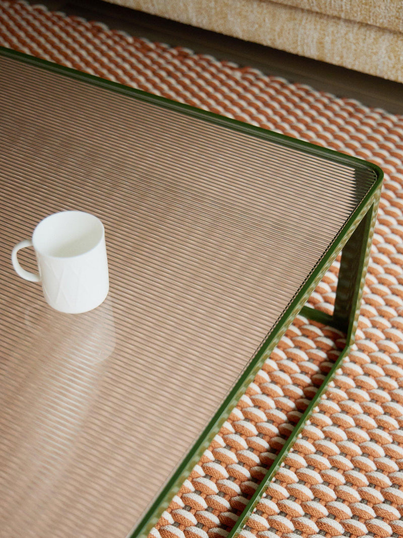 The Conran Shop Aspect coffee table green 90cm, imported from the UK