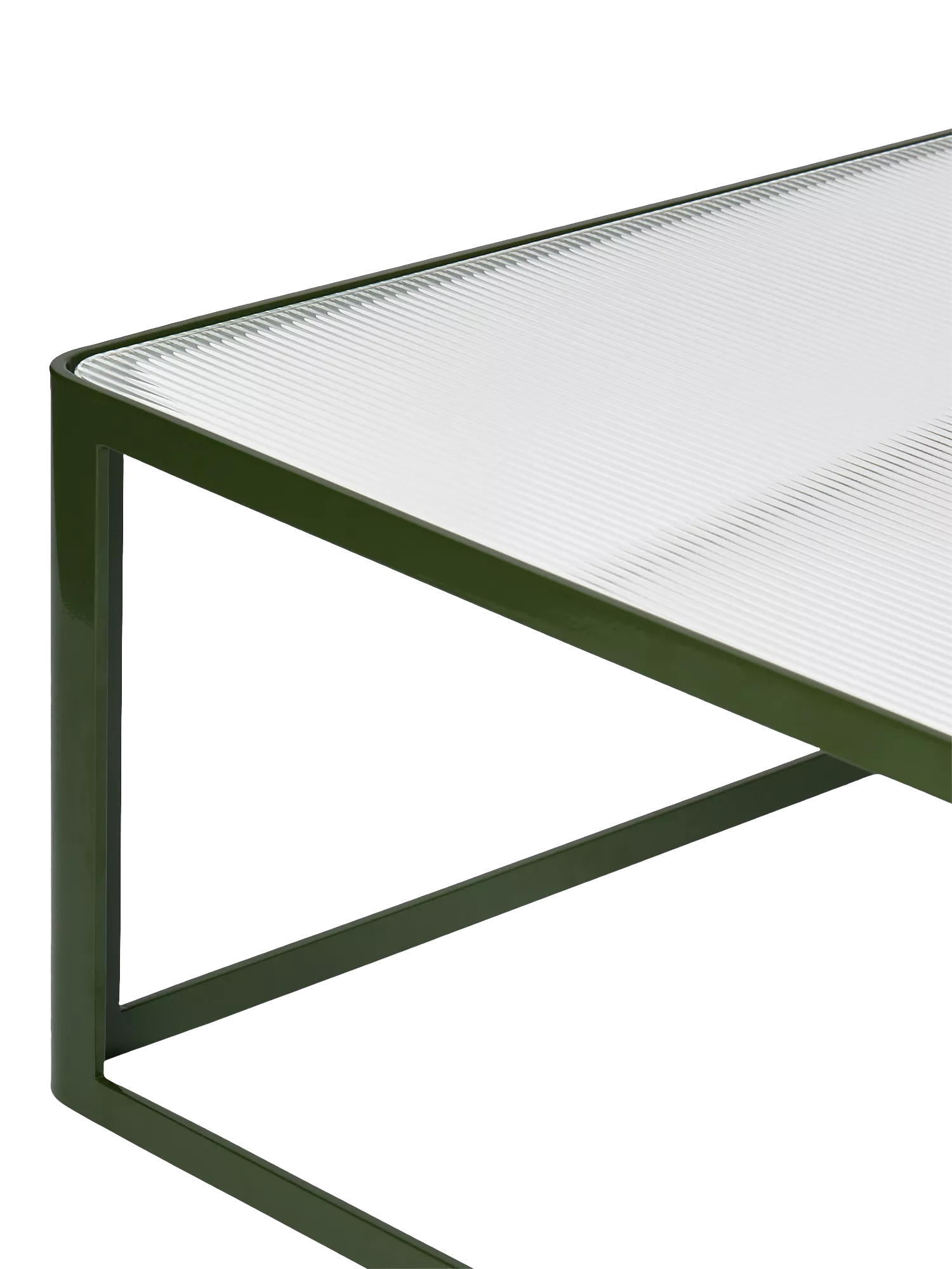 The Conran Shop Aspect coffee table green 90cm, imported from the UK