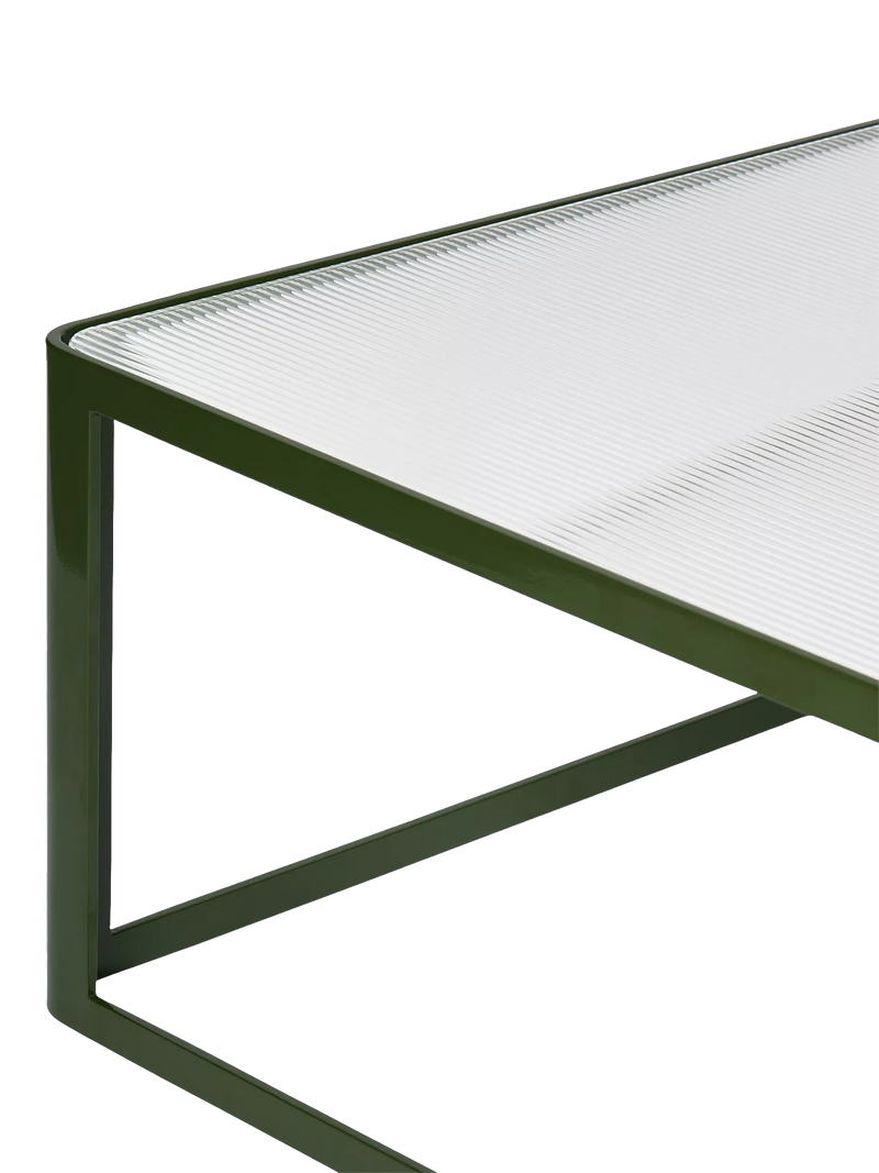 The Conran Shop Aspect coffee table green 90cm, imported from the UK