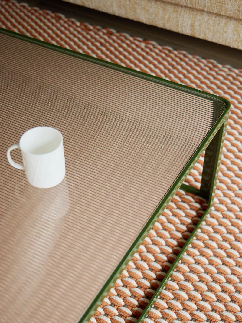 The Conran Shop Aspect coffee table green 90cm, imported from the UK