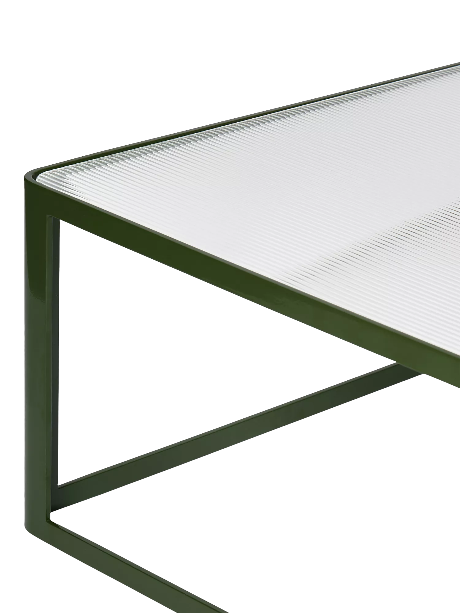 The Conran Shop Aspect coffee table green 90cm, imported from the UK