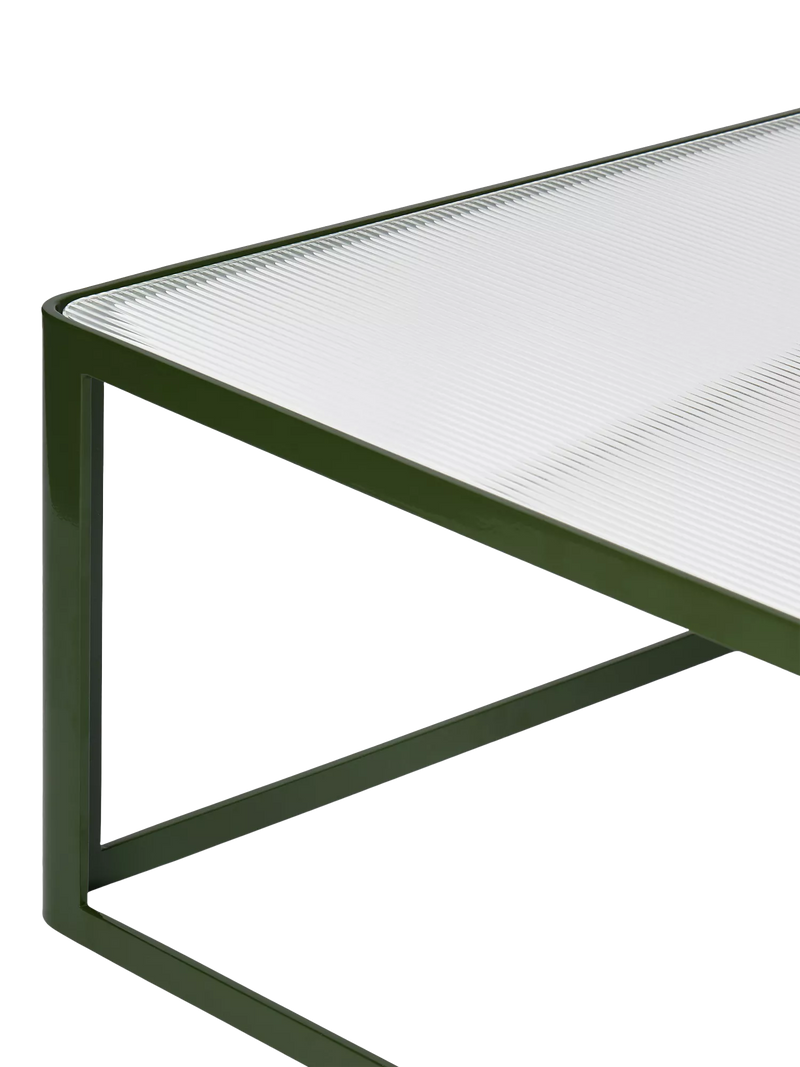 The Conran Shop Aspect coffee table green 90cm, imported from the UK