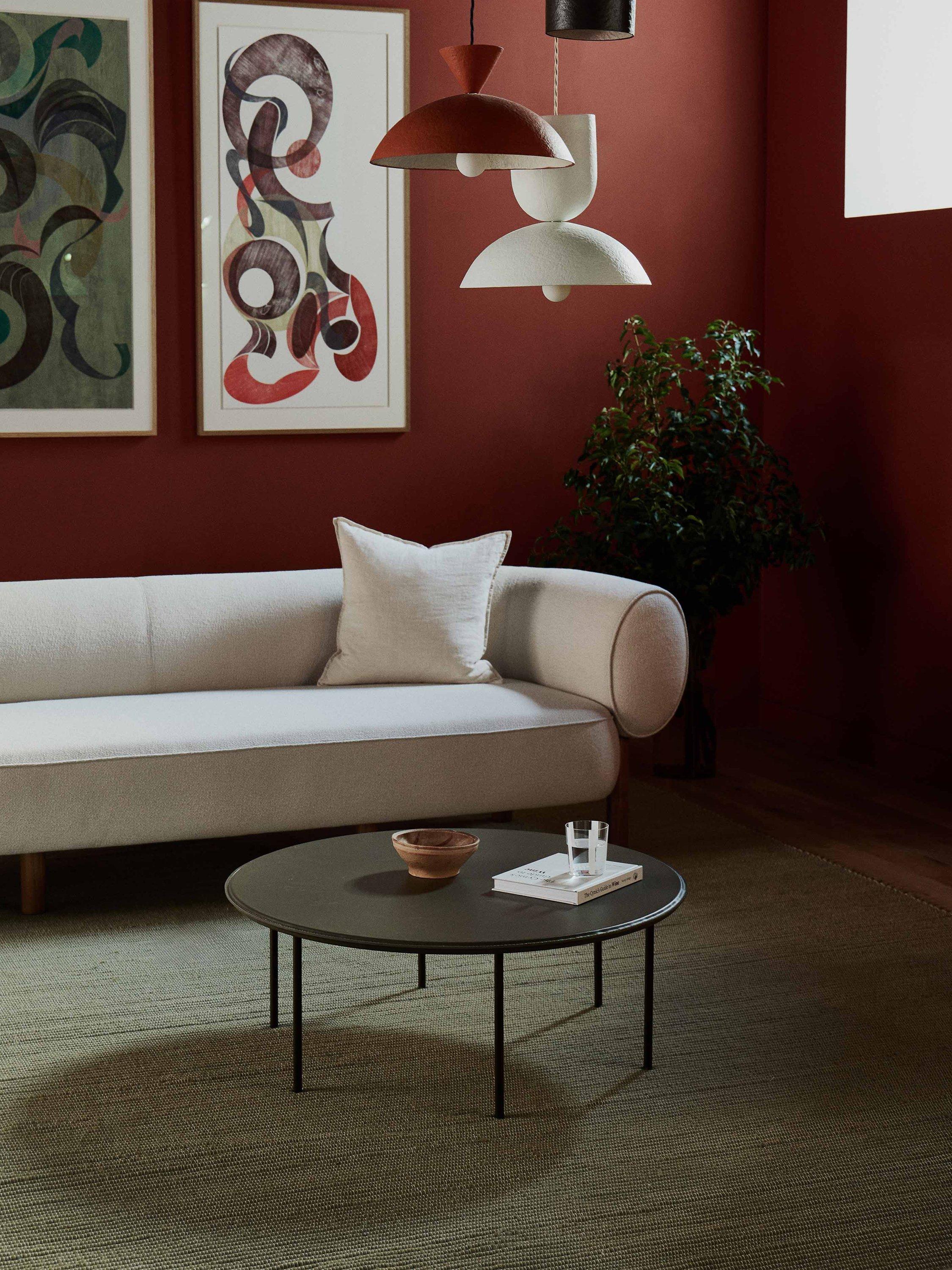 The Conran Shop coffee table olive 90cm, imported from the UK