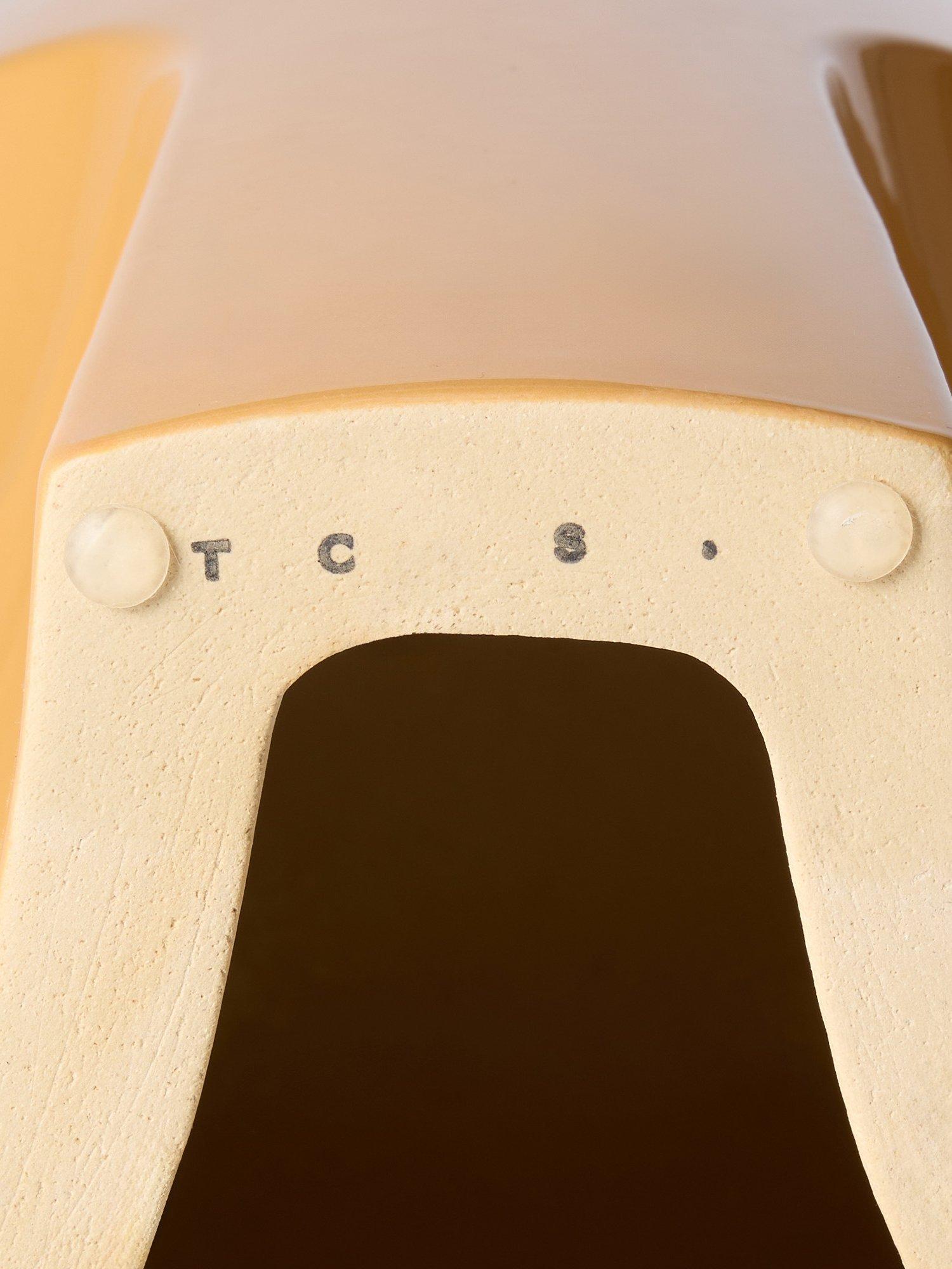 The Conran Shop Doric side table in mustard 45cm (British brand)