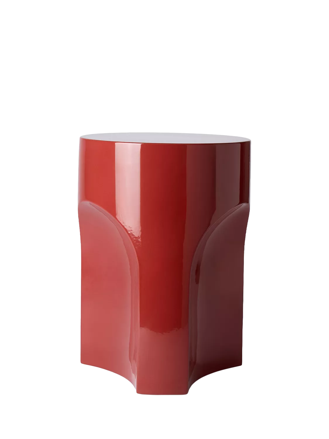 Conran Shop Doric side table red stoneware - British product
