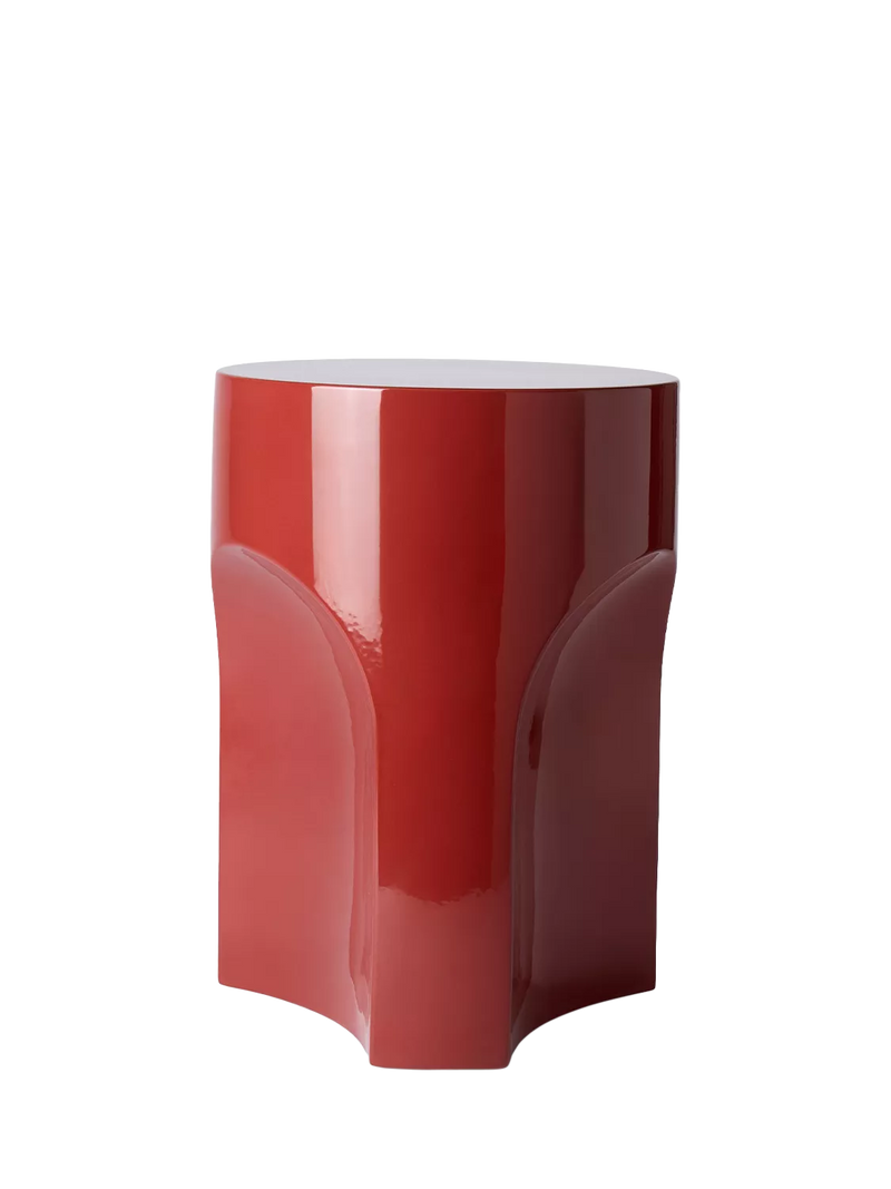 Conran Shop Doric side table red stoneware - British product