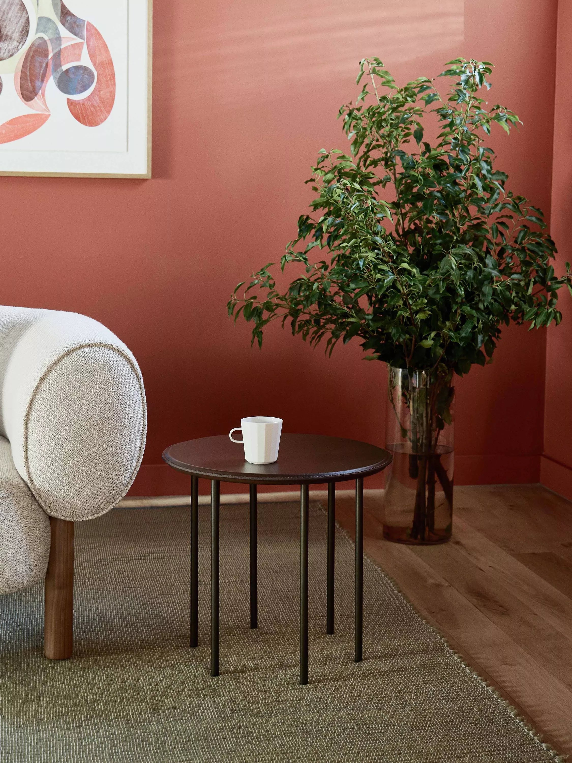 The Conran Shop six leg side table marron brown - British product