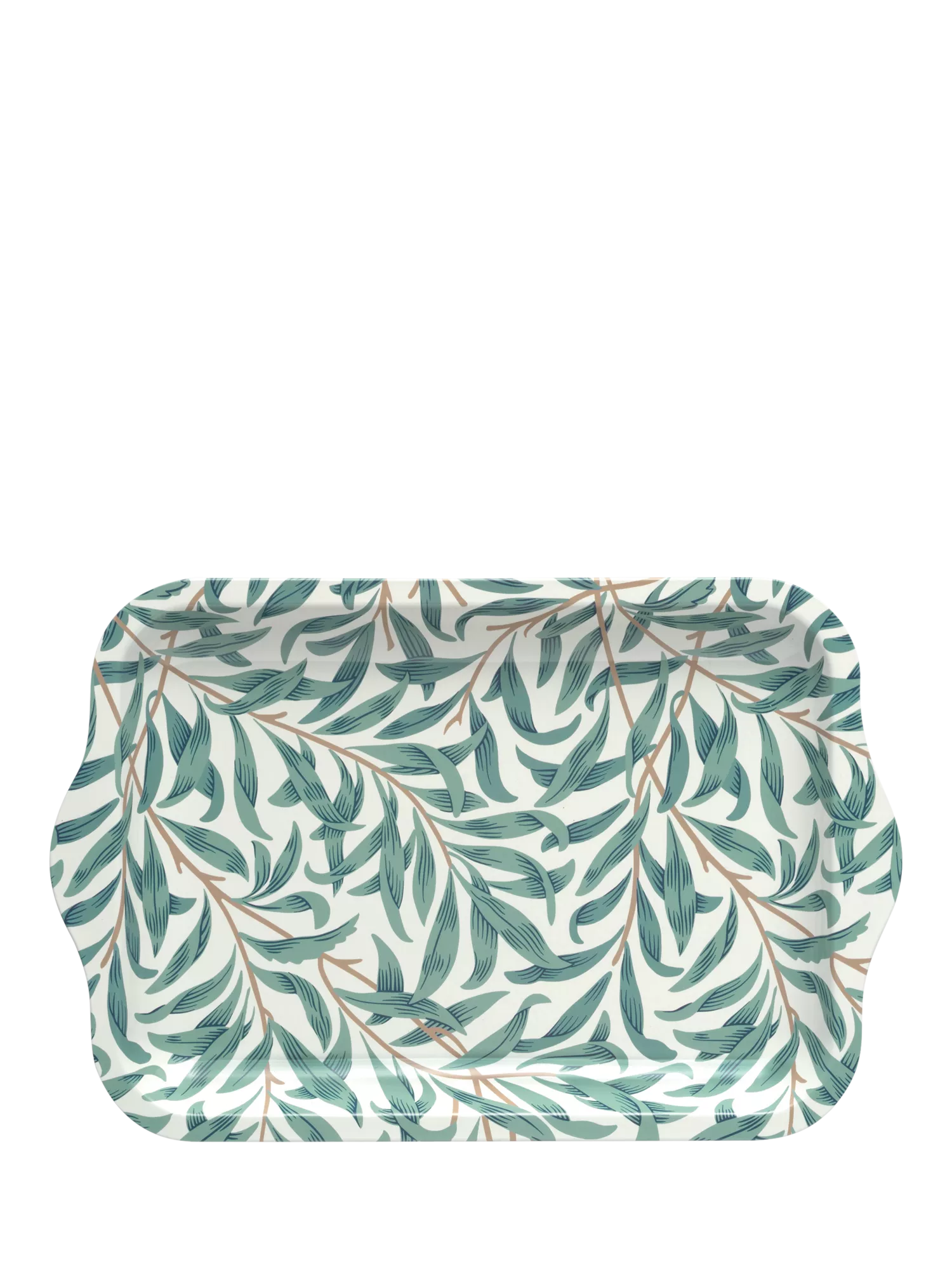 Arts & Crafts Willow Boughs small tray green, imported from the UK