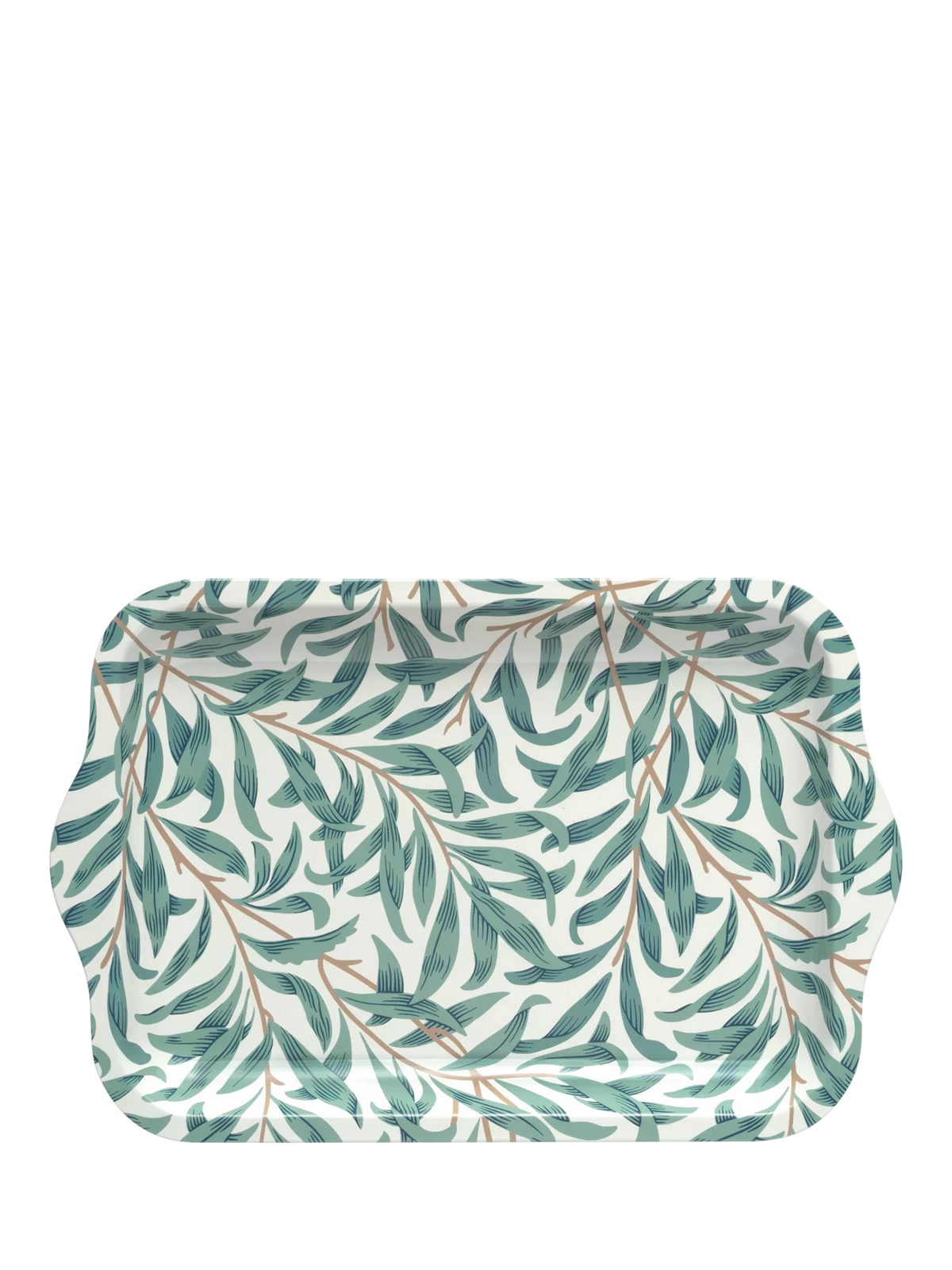 Arts & Crafts Willow Boughs small tray green, imported from the UK