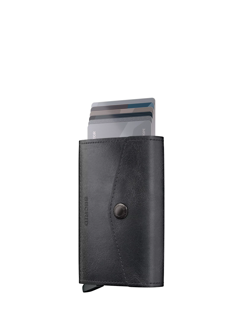 Secrid Envelope Wallet Black compact RFID blocking wallet, imported from the UK