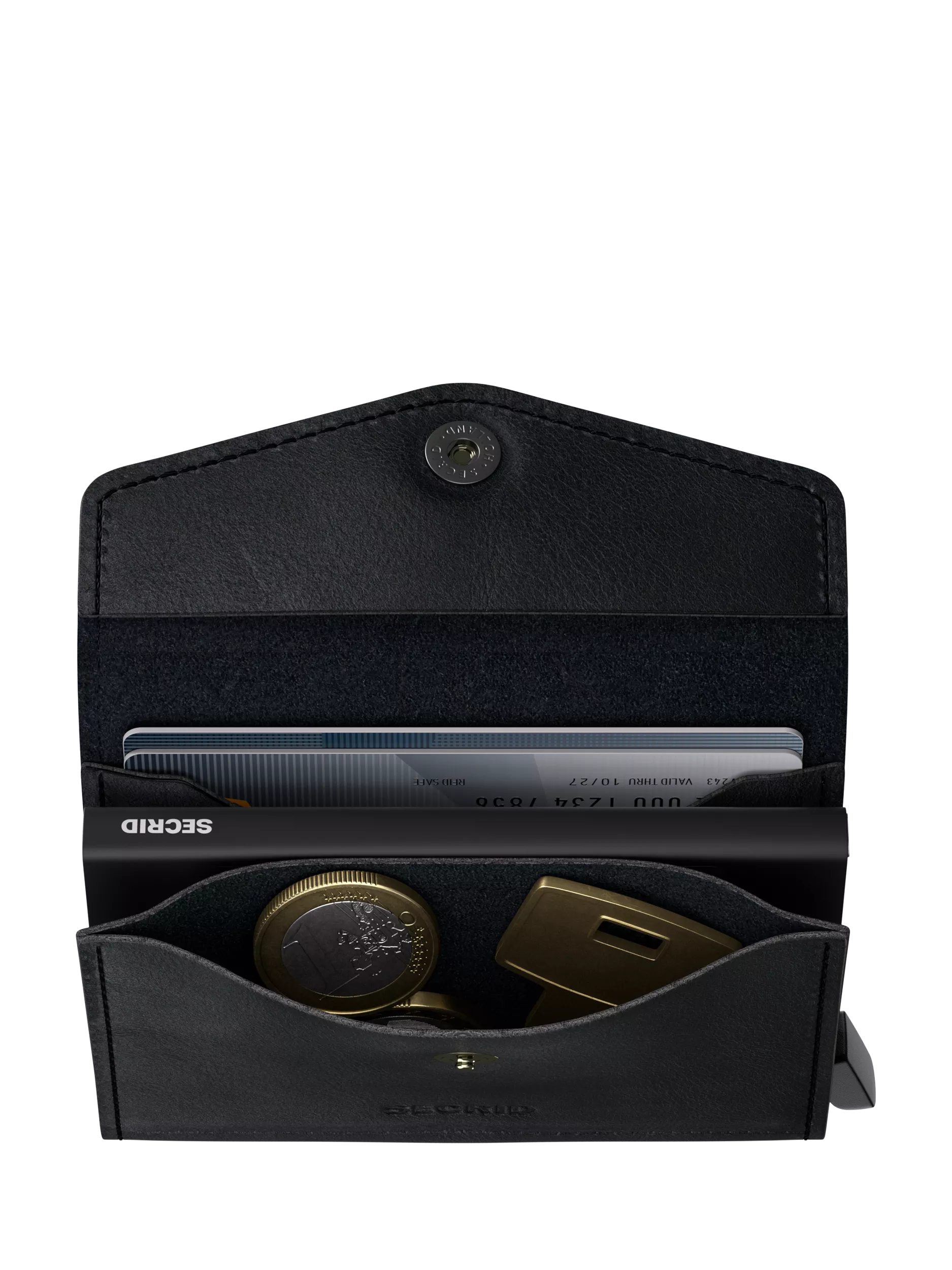 Secrid Envelope Wallet Black compact RFID blocking wallet, imported from the UK
