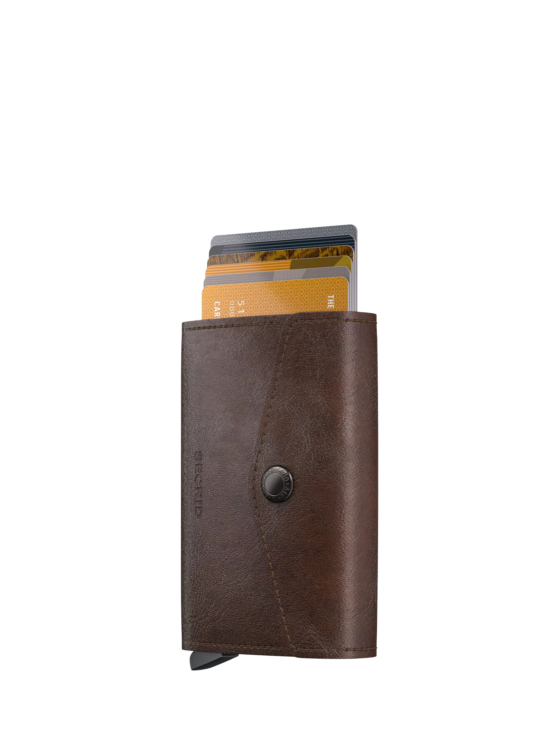 Secrid Envelope Wallet chocolate leather card protector - British product