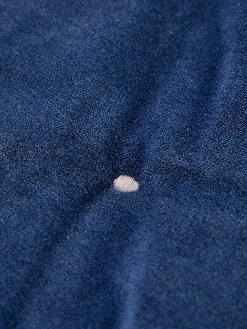 Christy Jaipur quilted throw ink cotton velvet (British brand)