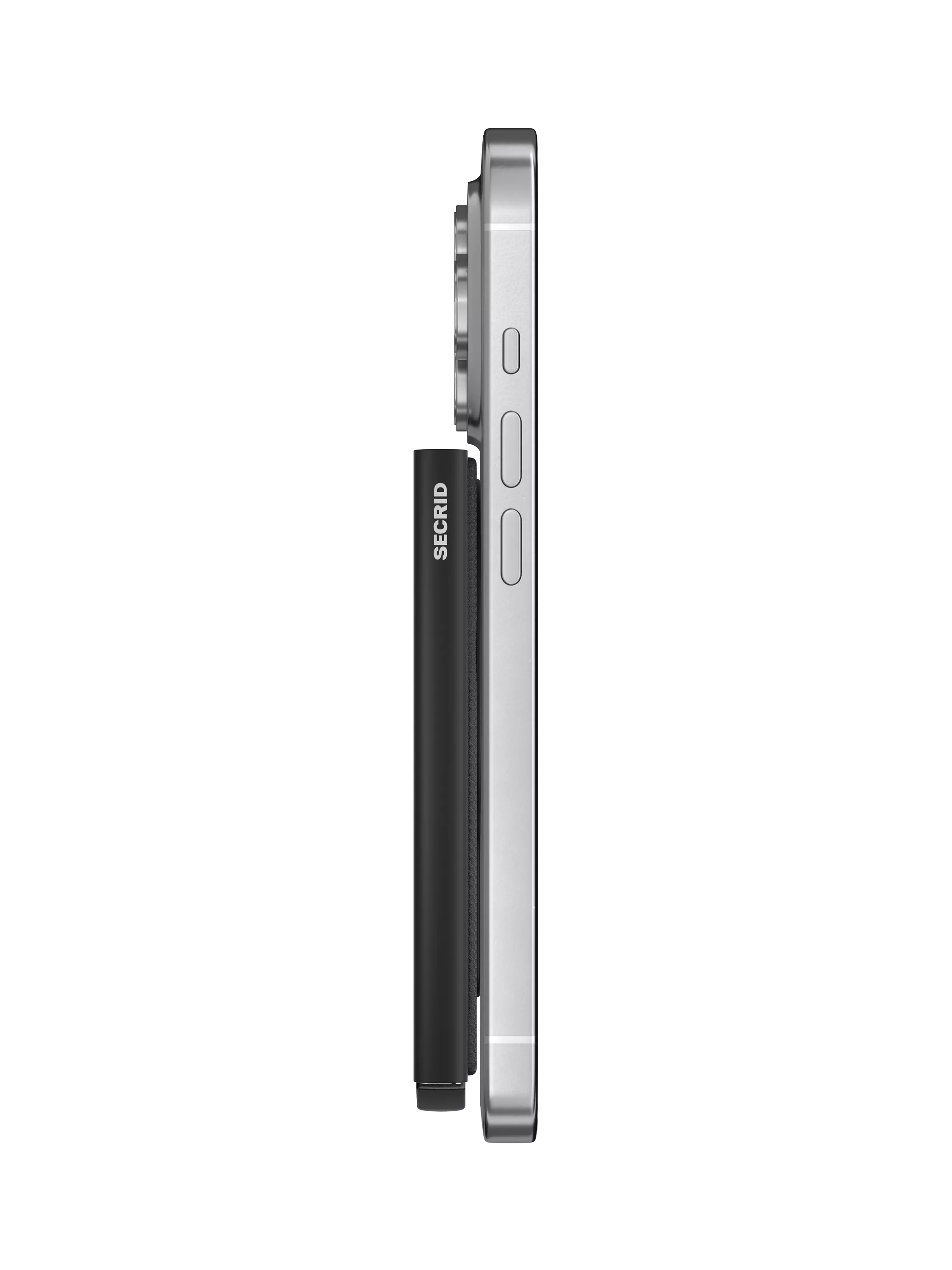 Secrid card protector for MagSafe black anodised aluminium, imported from the UK