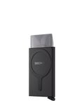 Secrid card protector for MagSafe black anodised aluminium, imported from the UK