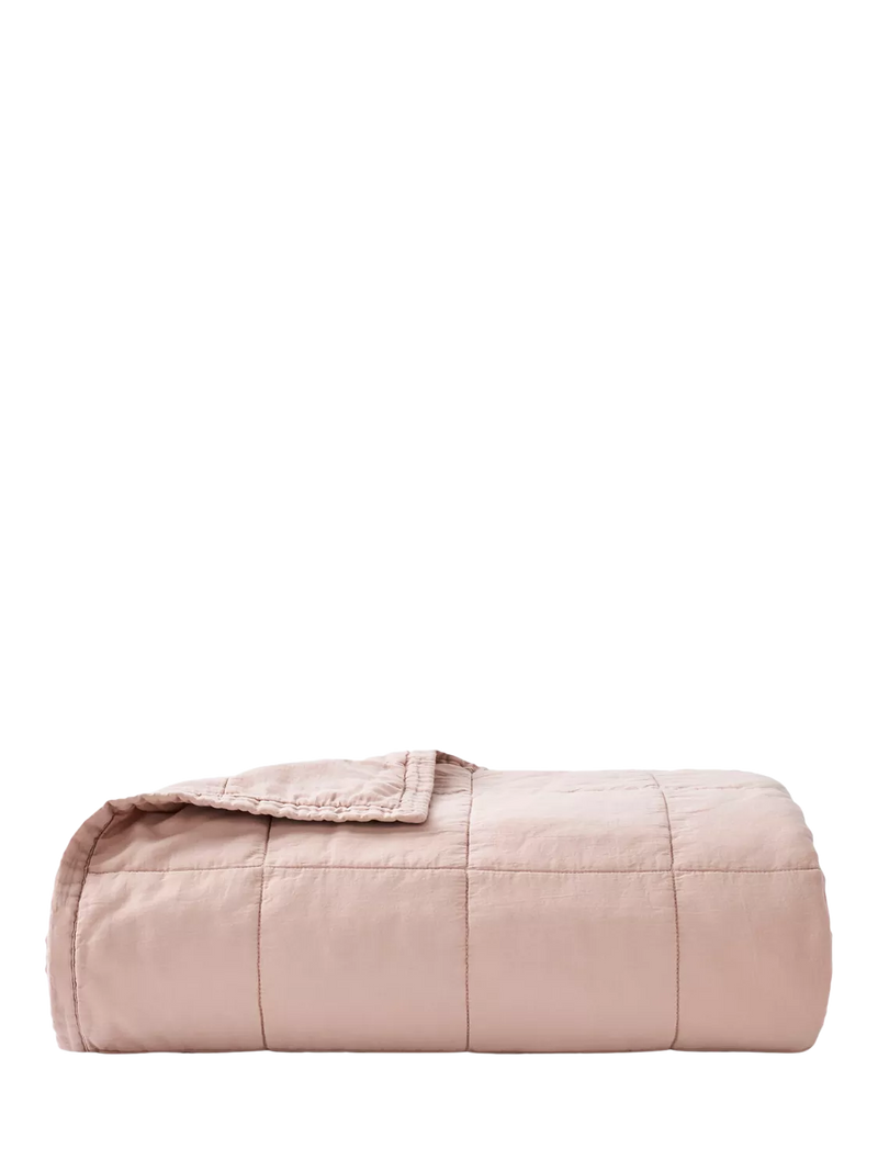 Christy Laundered Cotton Quilted Throw Double