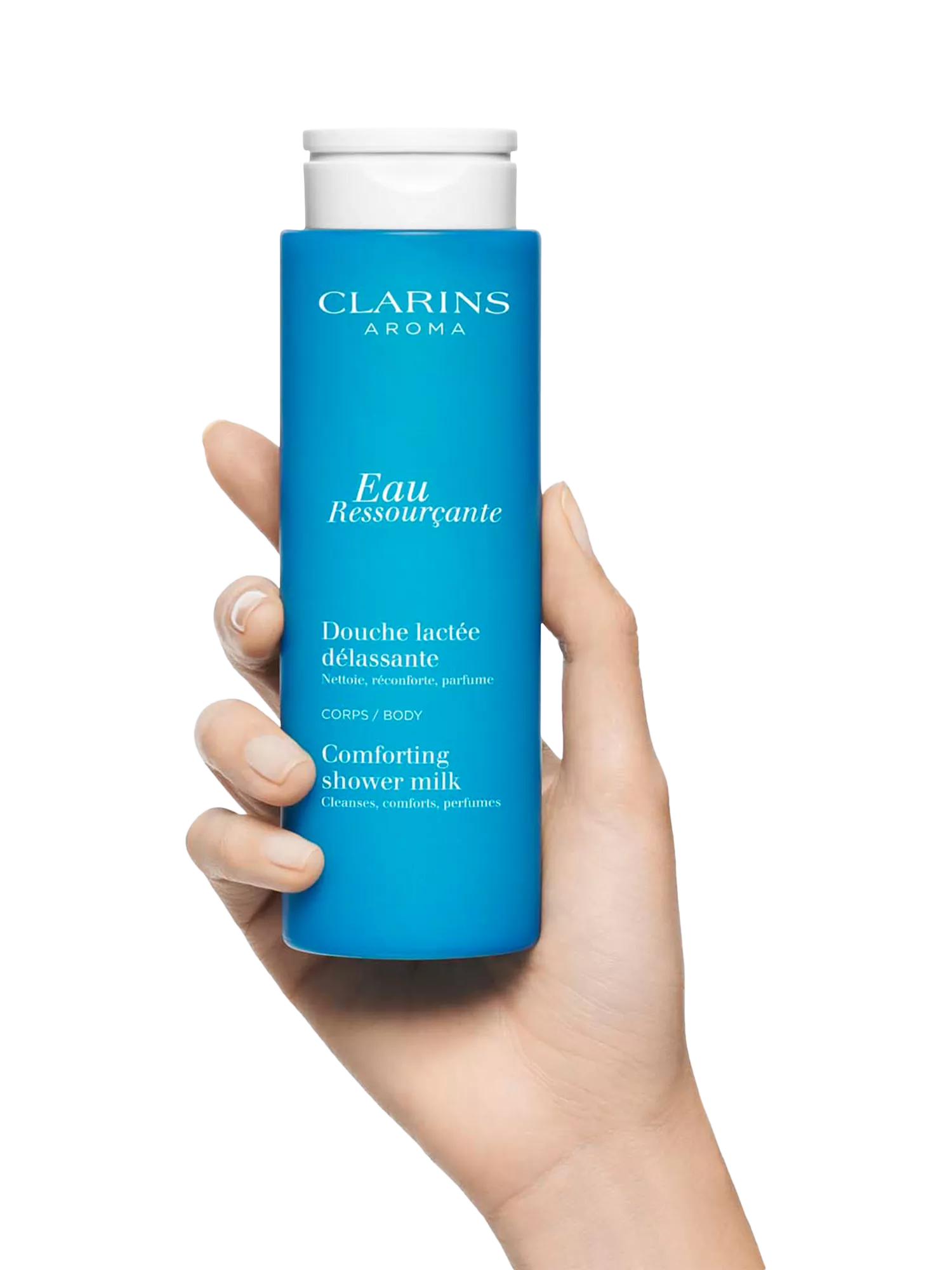 Clarins Eau Ressourçante comforting shower milk 200ml, UK version