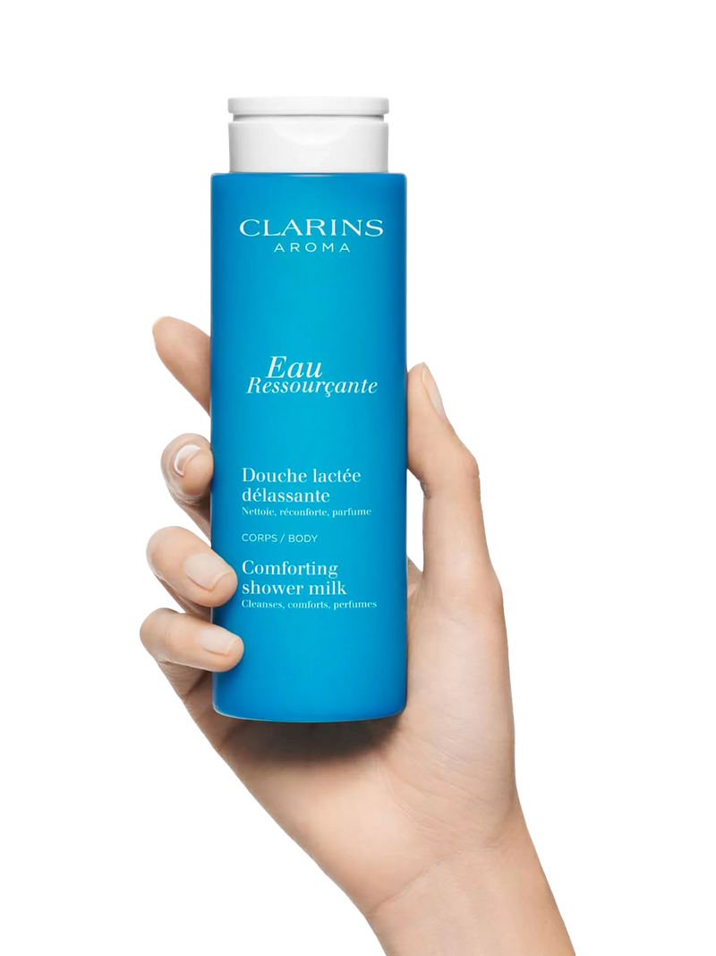 Clarins Eau Ressourçante comforting shower milk 200ml, UK version