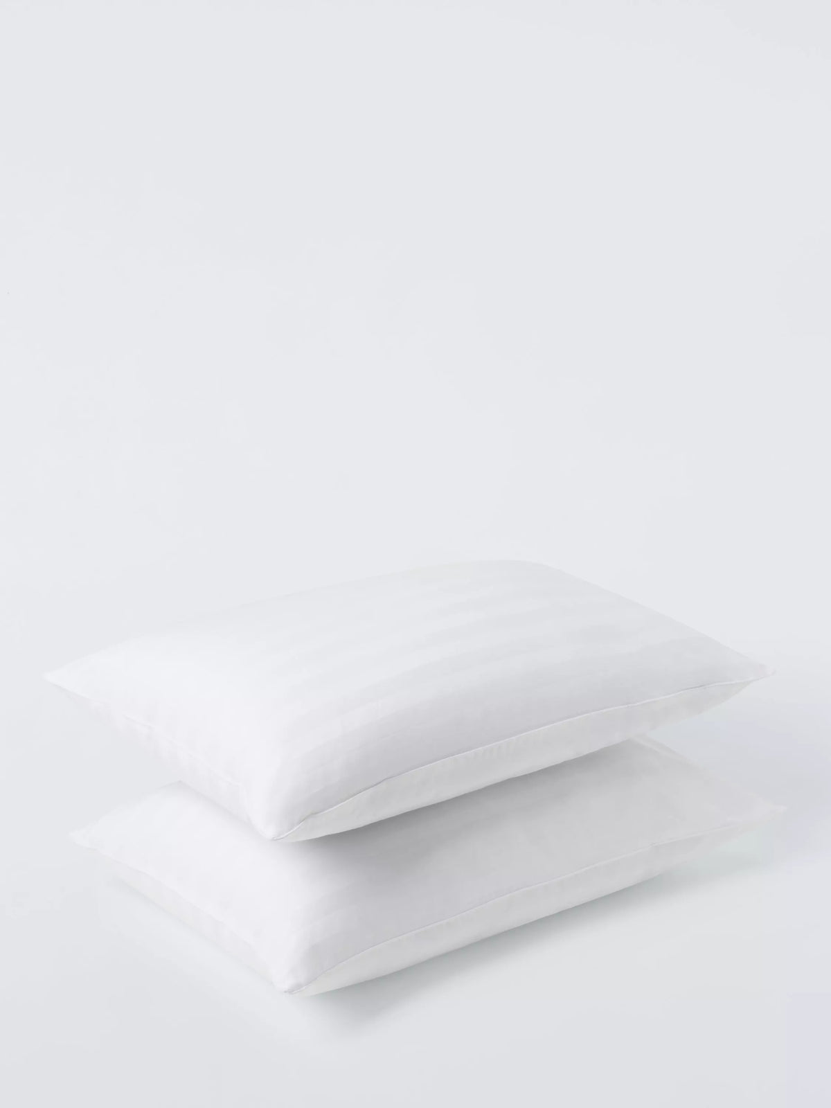 John Lewis woven stripe standard pillow pair medium (British brand)
