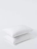 John Lewis woven stripe standard pillow pair medium (British brand)