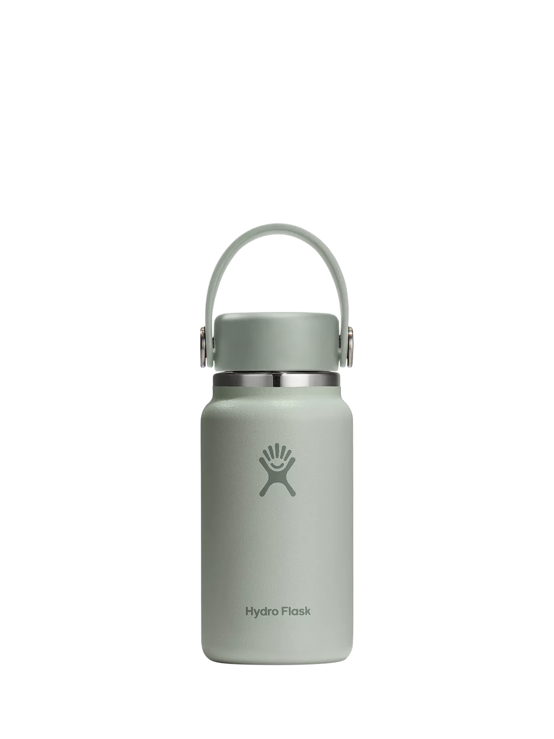 Micro Hydro Double Wall Vacuum Insulated Stainless Steel Drinks Bottle with Removable Strap, 200ml, Agave
