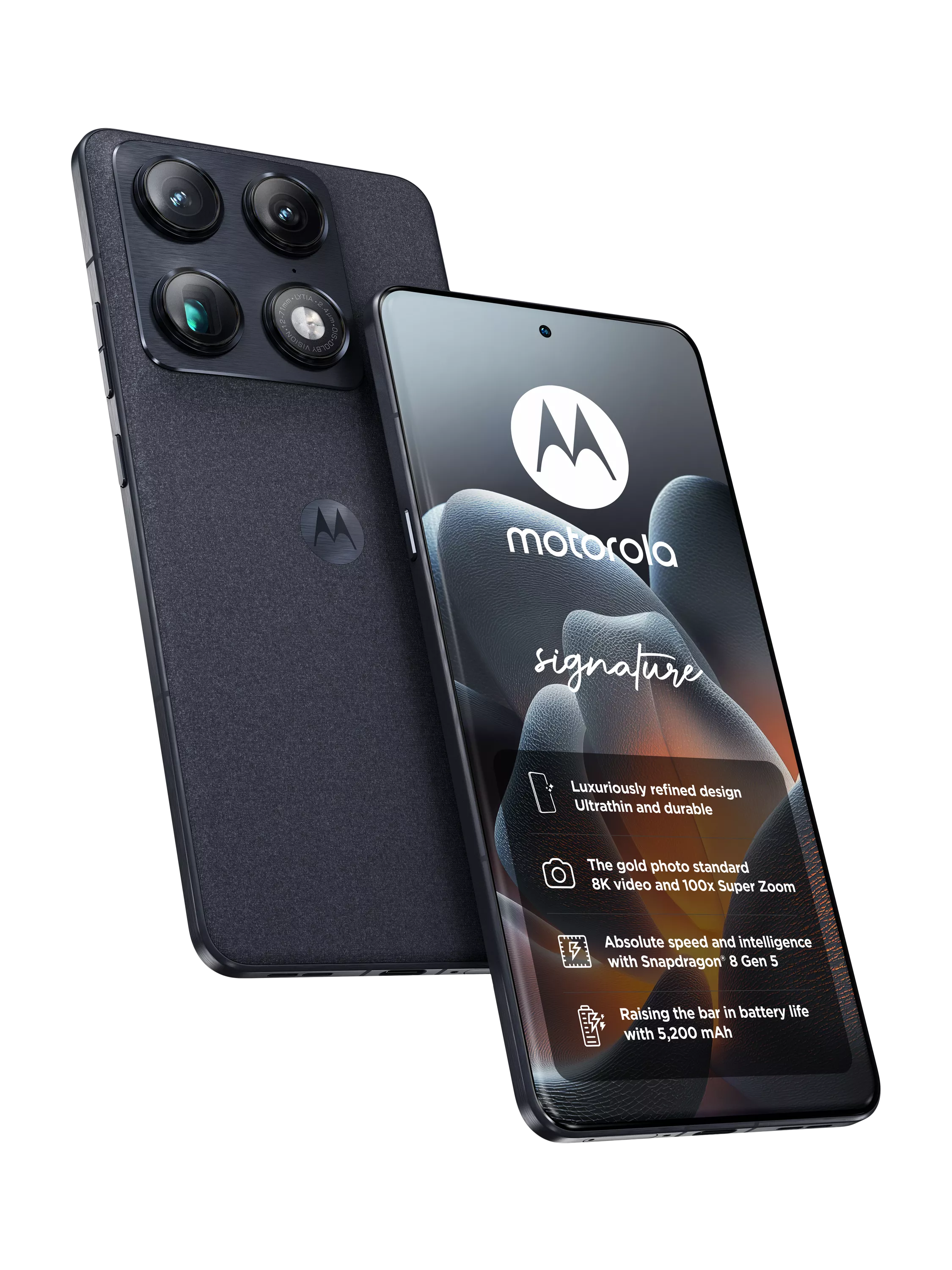 Motorola Signature smartphone Carbon 512GB (British brand)